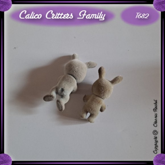 Grey Babblebrook Rabbit Family - Picture 7 of 8